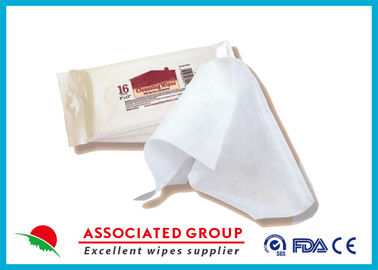 Nonwoven Spunlace Adult Wet Wipes 16Pcs Premoistened Washcloths