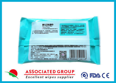 Antibacterial Water Baby Wipes Small Package With Soybean Plant Ingredients